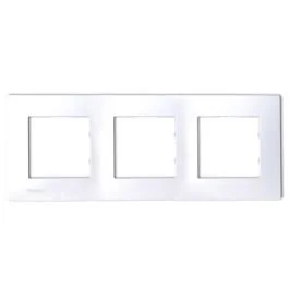 SIEMENS Delta Viva Plaque triple blanc