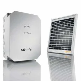 SOMFY SOLARSET Kit d'alimentation solaire pour motorisation portail et porte de garage - 2400961