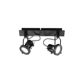 INTEC Tache GU10 TECHNO 230V 5W 400lm 2700K Noir - SPOT-TECHNO-2 NER