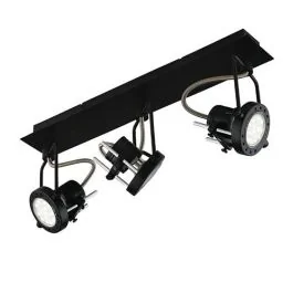 INTEC Tache GU10 TECHNO 230V 5W 400lm Noir - SPOT-TECHNO-3 NER