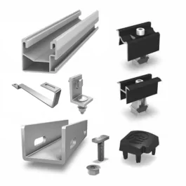 Kit de fixation portrait pour panneaux solaires sur tuile plate - K2Systems