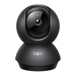 TAPO Caméra de surveillance connectée Wifi intérieure 2K motorisée filaire noire - C211