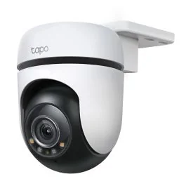 TAPO Caméra de surveillance connectée Wifi intérieure/extérieure 2K motorisée filaire blanche - TC41