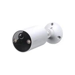 TAPO Caméra de surveillance connectée Wifi intérieure/extérieure 2K sans fil blanche - TC82
