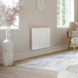 THERMOR Kenya 4 Radiateur connecté à inertie fonte horizontal blanc 750W - 414717