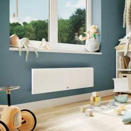 THERMOR Kenya 4 Radiateur connecté à inertie fonte plinthe blanc 750W - 414722