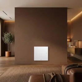 THERMOR Kenya 5 Radiateur connecté à inertie fonte horizontal blanc 1000W - 414729