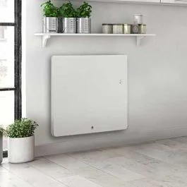 THERMOR Equateur 4 Radiateur connecté inertie double technologie horizontal blanc granit 750W - 427232