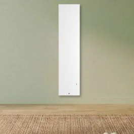 THERMOR Ingenio 5 Radiateur connecté gain de place à inertie double technologie vertical blanc 1500W - 429357