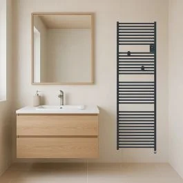THERMOR Riva 5 Sèche-serviettes connecté 1000W gris ardoise - 471629