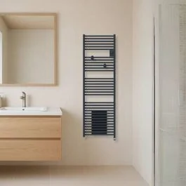 THERMOR Riva 5 Sèche-serviettes connecté avec soufflerie 1750W gris ardoise - 471639