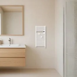 THERMOR Riva 5 Sèche-serviettes connecté étroit 300W blanc brillant - 471659