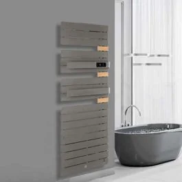 THERMOR Allure 3 virtuose Sèche-serviettes électrique connecté roche avec soufflerie 1750W mât à droite - 483118
