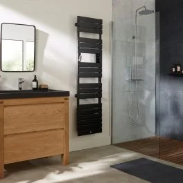 THERMOR Riviera 2 Sèche-serviettes étroit 750W noir carbone - 497551