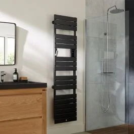 THERMOR Riviera 2 Sèche-serviettes étroit 500W gris menhir - 497555