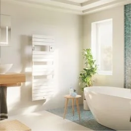THERMOR Riviera 2 Sèche-serviettes avec soufflerie 2000W blanc brillant - 498220