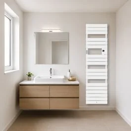THERMOR Riviera 2 Sèche-serviettes étroit 500W blanc brillant - 498222