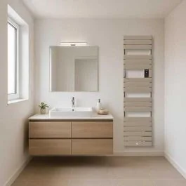 THERMOR Riviera 2 Sèche-serviettes étroit avec soufflerie 1500W brun sable - 498253