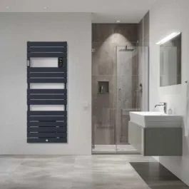 THERMOR Riviera 2 Sèche-serviettes avec soufflerie 1500W gris ardoise - 498511