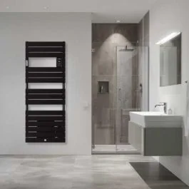 THERMOR Riviera 2 Sèche-serviettes avec soufflerie 1500W noir carbone - 498519