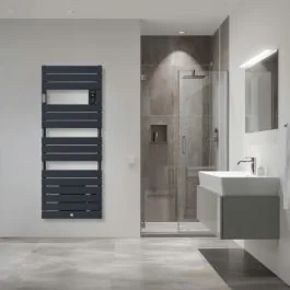 THERMOR Riviera 2 Sèche-serviettes avec soufflerie 1750W gris ardoise - 498610