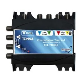 TONNA Commutateur matriciel 1 entrée SAT + 4 sorties TV - 740540