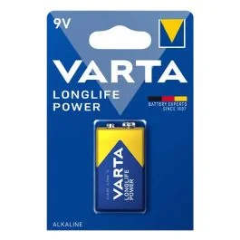 VARTA Pile alcaline Longlife Power 9V 6LR61 - 4922121411