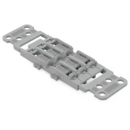 Wago Lot de 5 supports de fixation 3 voies à clipser pour S221 InLine à levier - 221-2513