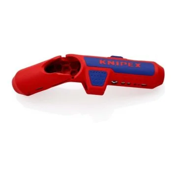 KNIPEX ErgoStrip® Outil à dégainer et dénuder version gaucher 135mm - 169502SB