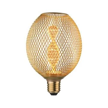 PAULMANN Ampoule LED filament E27 230V 4,2W 200lm 1800K GLOW GLOBE laiton - 29088