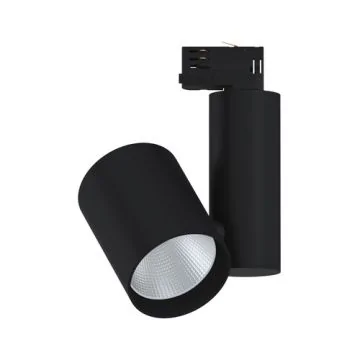 PAULMANN Spot LED sur rail PRORAIL3 ZEUZ dimmable 230V 33W 2860lm 4000K noir - 91348