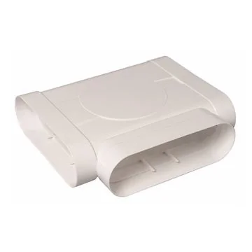 ALDES Minigaine té 90° horizontal D125mm 60x200 - 11023980