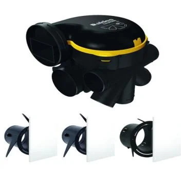 ALDES Kit VMC simple flux autoréglable Easyhome Auto DHU avec bouches ColorLINE  - 11026050