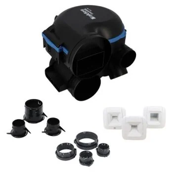 ALDES Kit VMC simple flux hygroréglable Easyhome Premium Haute Pression avec bouches BDH ELEC - 11033421