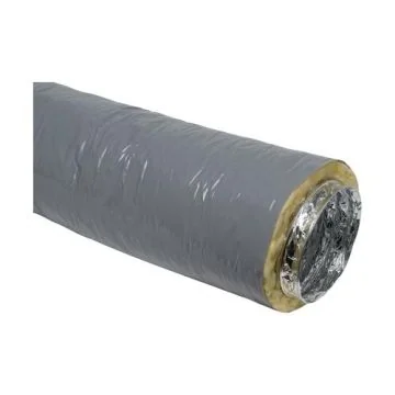 ALDES Gaine VMC isolée souple en alu renforcée L6m D125mm Algaine - 11091659