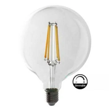 ARLUX Ampoule LED 3-Steps dimmable transparente E27 Ø125 230V 6W(=80W) 900lm 2700K - 409692