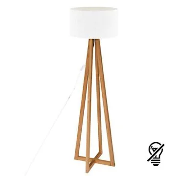 ATMOSPHERA Lampe sur pied E27 MOLU 230V hauteur 141cm bois naturel - 178923B