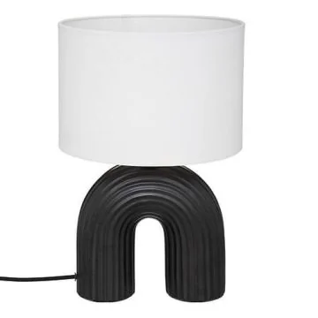 ATMOSPHERA Lampe à poser E27 EIDEL 230V hauteur 40,5cm noir - 190623