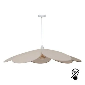 ATMOSPHERA Suspension pétale E27 NAYA 230V diametre 100cm beige - 202679