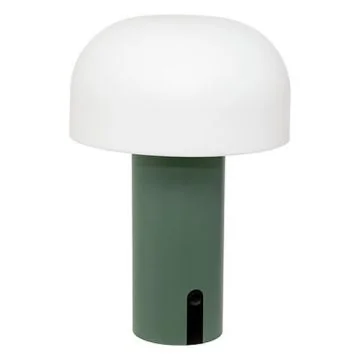 ATMOSPHERA Lampe à poser extérieur LED JANY rechargeable USB RGB hauteur 22 cm vert - 205945B