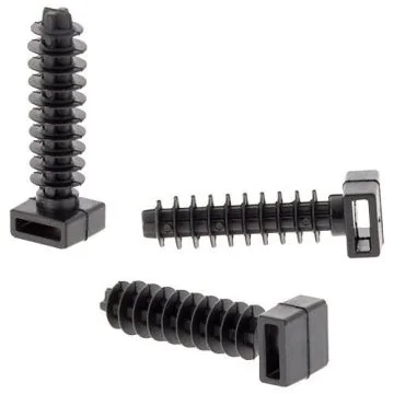 Embrases à chevilles noires 10x40,5mm Batilec