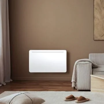 radiateur à inertie céramique blanc 1500W Batilec Alen - photo ambiance intérieur