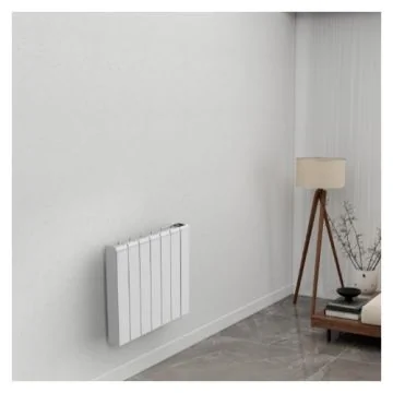 radiateur à inertie céramique Batilec Zilo 1500W blanc - photo vue de dessus