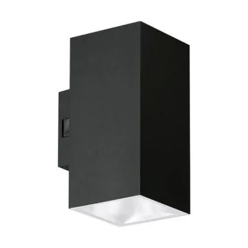 Applique extérieure ENLITE carrée LED bidirectionnelle IP65 230V 10W 1000lm CCT noir