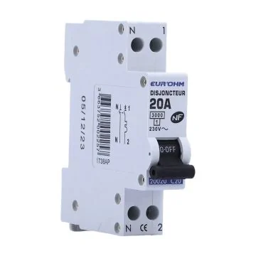 EUROHM Disjoncteur 20A 1P+N NF