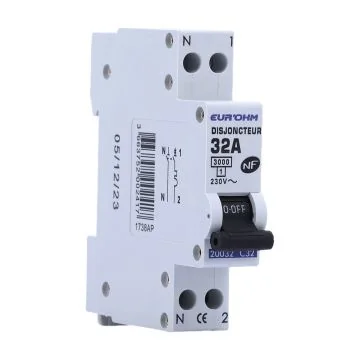 EUROHM Disjoncteur 32A 1P+N NF