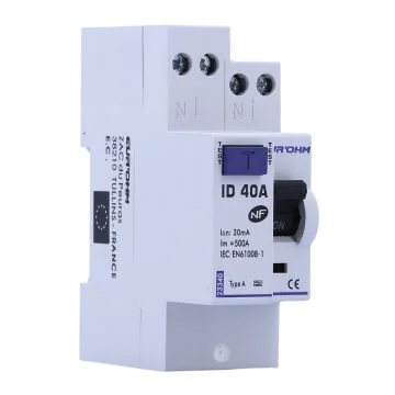 EUROHM Interrupteur différentiel 40A 30mA type A 230V - 23340