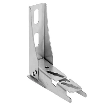 GEWISS Console universelle murale CSUM longueur 100mm pour chemin de câbles finition Z275 - MV60180