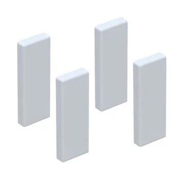 GGK Embouts de finition pour moulure électrique 15x30mm blanc - lot de 4