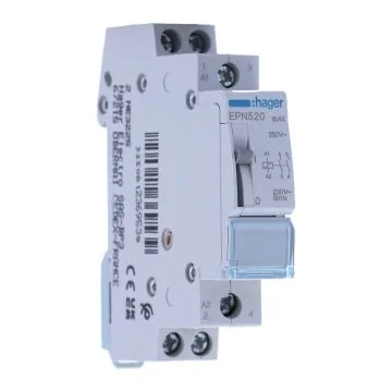 HAGER Télérupteur 16A 2F/NO monophasé - EPN520